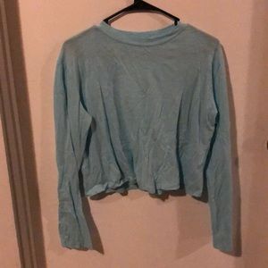 Victoria Secret PINK cropped sleep shirt